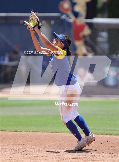 Thumbnail 2 in Dos Palos @ Boron (CIF CS Softball Championships- Division 5) photogallery.
