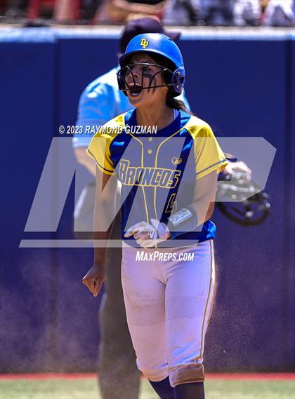Thumbnail 1 in Dos Palos @ Boron (CIF CS Softball Championships- Division 5) photogallery.