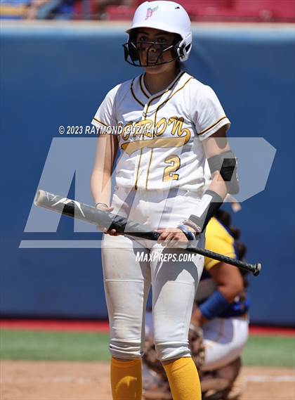 Thumbnail 2 in Dos Palos @ Boron (CIF CS Softball Championships- Division 5) photogallery.