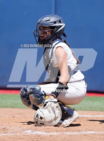 Thumbnail 2 in Dos Palos @ Boron (CIF CS Softball Championships- Division 5) photogallery.