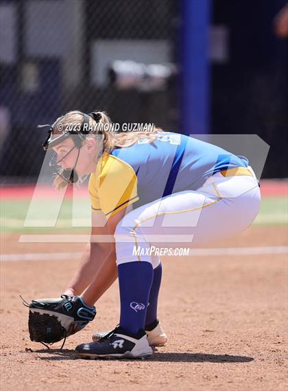Thumbnail 2 in Dos Palos @ Boron (CIF CS Softball Championships- Division 5) photogallery.