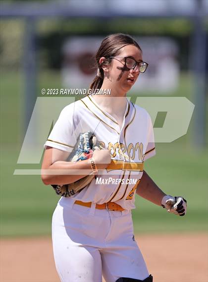 Thumbnail 3 in Dos Palos @ Boron (CIF CS Softball Championships- Division 5) photogallery.
