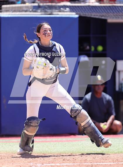 Thumbnail 2 in Dos Palos @ Boron (CIF CS Softball Championships- Division 5) photogallery.