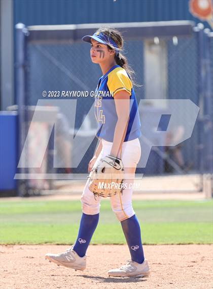 Thumbnail 1 in Dos Palos @ Boron (CIF CS Softball Championships- Division 5) photogallery.