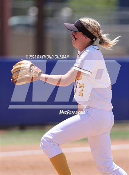 Thumbnail 2 in Dos Palos @ Boron (CIF CS Softball Championships- Division 5) photogallery.