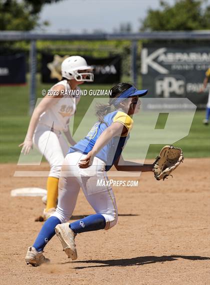 Thumbnail 3 in Dos Palos @ Boron (CIF CS Softball Championships- Division 5) photogallery.