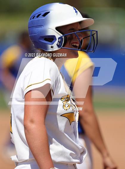 Thumbnail 2 in Dos Palos @ Boron (CIF CS Softball Championships- Division 5) photogallery.