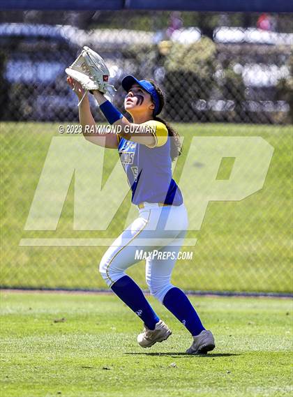 Thumbnail 3 in Dos Palos @ Boron (CIF CS Softball Championships- Division 5) photogallery.