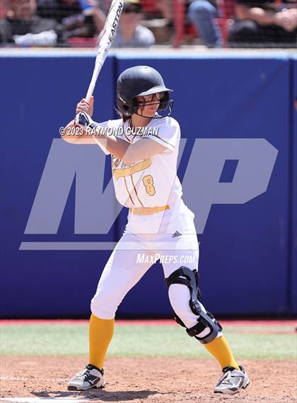 Thumbnail 2 in Dos Palos @ Boron (CIF CS Softball Championships- Division 5) photogallery.