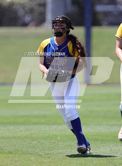 Thumbnail 2 in Dos Palos @ Boron (CIF CS Softball Championships- Division 5) photogallery.