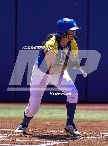 Thumbnail 2 in Dos Palos @ Boron (CIF CS Softball Championships- Division 5) photogallery.