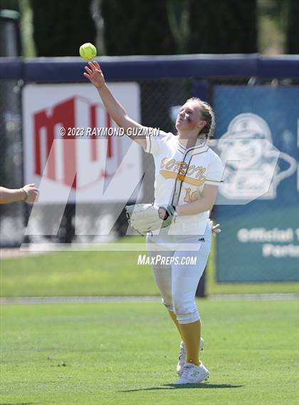 Thumbnail 3 in Dos Palos @ Boron (CIF CS Softball Championships- Division 5) photogallery.