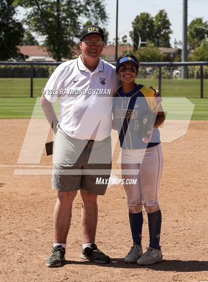 Thumbnail 1 in Dos Palos @ Boron (CIF CS Softball Championships- Division 5) photogallery.