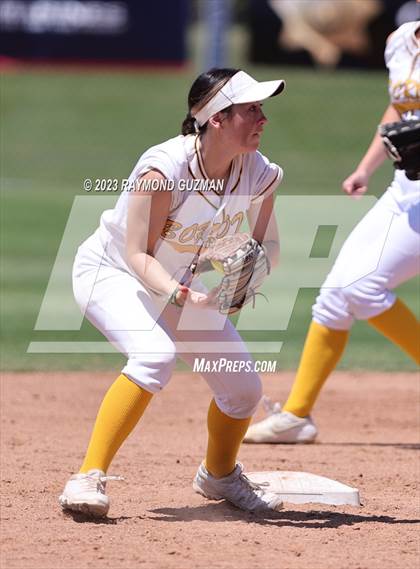 Thumbnail 3 in Dos Palos @ Boron (CIF CS Softball Championships- Division 5) photogallery.