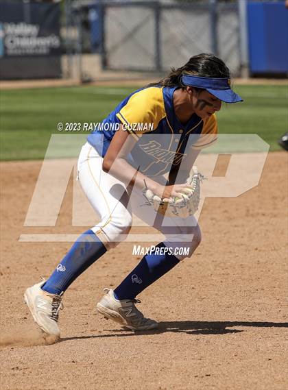 Thumbnail 2 in Dos Palos @ Boron (CIF CS Softball Championships- Division 5) photogallery.