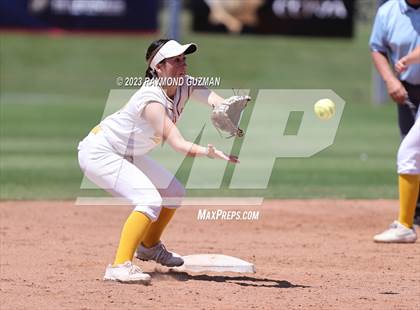 Thumbnail 2 in Dos Palos @ Boron (CIF CS Softball Championships- Division 5) photogallery.
