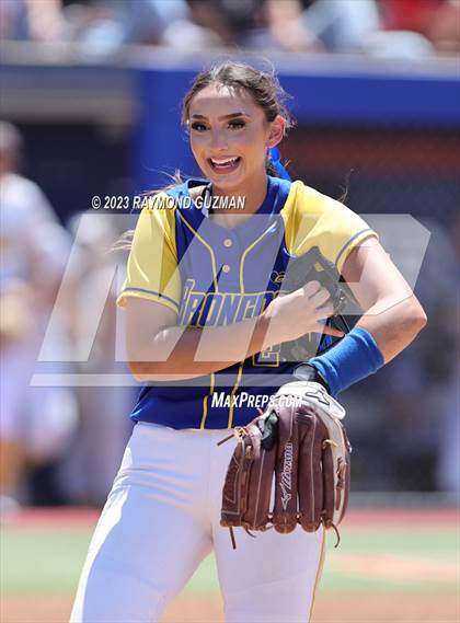 Thumbnail 2 in Dos Palos @ Boron (CIF CS Softball Championships- Division 5) photogallery.