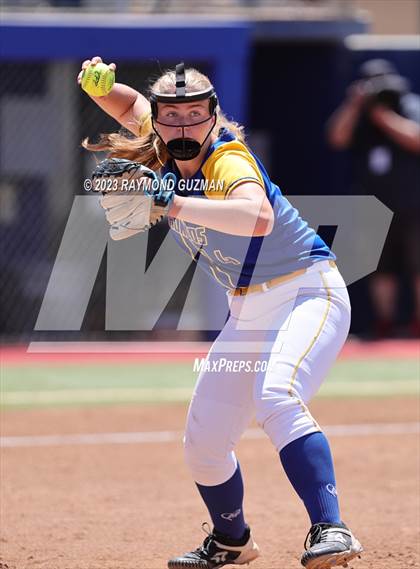 Thumbnail 1 in Dos Palos @ Boron (CIF CS Softball Championships- Division 5) photogallery.