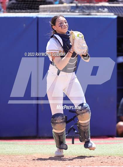 Thumbnail 1 in Dos Palos @ Boron (CIF CS Softball Championships- Division 5) photogallery.