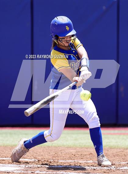 Thumbnail 2 in Dos Palos @ Boron (CIF CS Softball Championships- Division 5) photogallery.