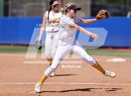 Thumbnail 2 in Dos Palos @ Boron (CIF CS Softball Championships- Division 5) photogallery.