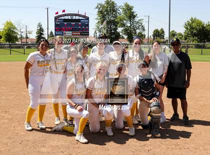 Thumbnail 2 in Dos Palos @ Boron (CIF CS Softball Championships- Division 5) photogallery.