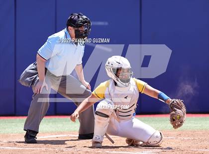 Thumbnail 2 in Dos Palos @ Boron (CIF CS Softball Championships- Division 5) photogallery.