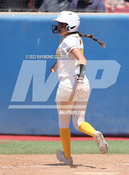 Thumbnail 2 in Dos Palos @ Boron (CIF CS Softball Championships- Division 5) photogallery.