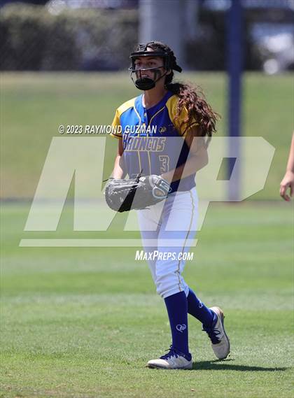 Thumbnail 3 in Dos Palos @ Boron (CIF CS Softball Championships- Division 5) photogallery.