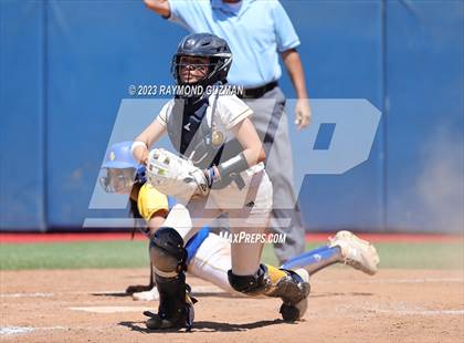 Thumbnail 2 in Dos Palos @ Boron (CIF CS Softball Championships- Division 5) photogallery.