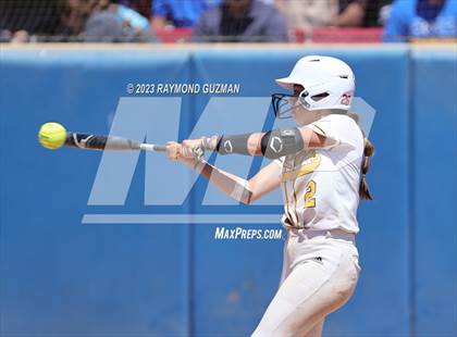 Thumbnail 2 in Dos Palos @ Boron (CIF CS Softball Championships- Division 5) photogallery.