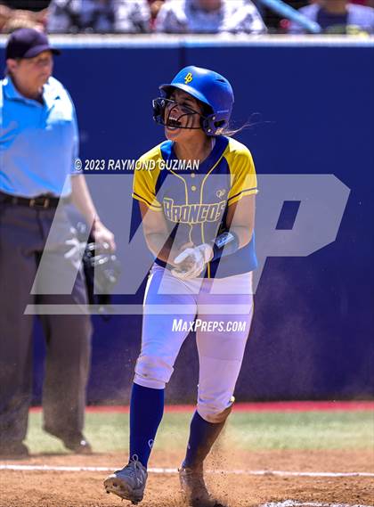 Thumbnail 1 in Dos Palos @ Boron (CIF CS Softball Championships- Division 5) photogallery.