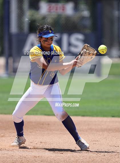 Thumbnail 1 in Dos Palos @ Boron (CIF CS Softball Championships- Division 5) photogallery.