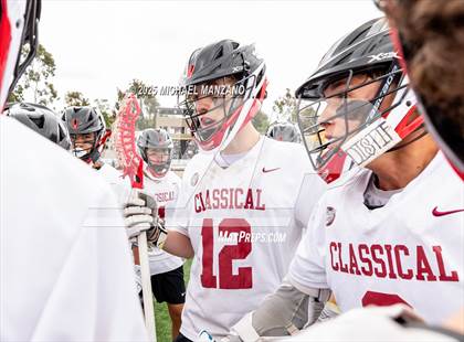 Thumbnail 3 in Mater Dei Catholic vs. Classical Academy (CIF SDS Division III Final) photogallery.