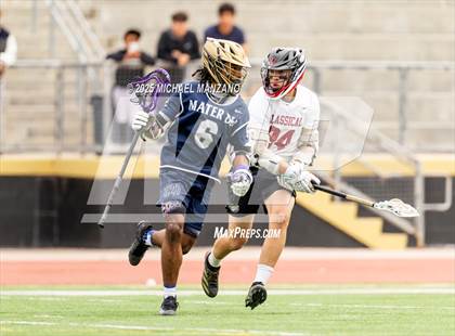 Thumbnail 2 in Mater Dei Catholic vs. Classical Academy (CIF SDS Division III Final) photogallery.