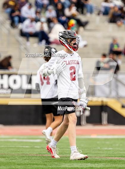 Thumbnail 3 in Mater Dei Catholic vs. Classical Academy (CIF SDS Division III Final) photogallery.