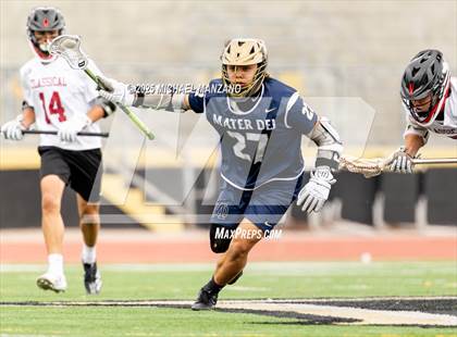 Thumbnail 1 in Mater Dei Catholic vs. Classical Academy (CIF SDS Division III Final) photogallery.