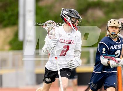 Thumbnail 3 in Mater Dei Catholic vs. Classical Academy (CIF SDS Division III Final) photogallery.