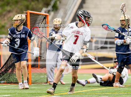 Thumbnail 3 in Mater Dei Catholic vs. Classical Academy (CIF SDS Division III Final) photogallery.