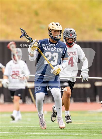 Thumbnail 3 in Mater Dei Catholic vs. Classical Academy (CIF SDS Division III Final) photogallery.