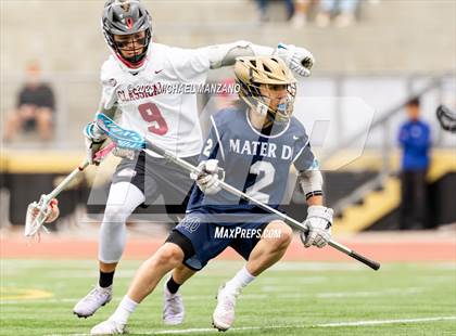 Thumbnail 3 in Mater Dei Catholic vs. Classical Academy (CIF SDS Division III Final) photogallery.