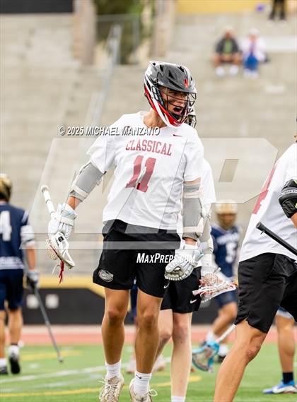 Thumbnail 1 in Mater Dei Catholic vs. Classical Academy (CIF SDS Division III Final) photogallery.
