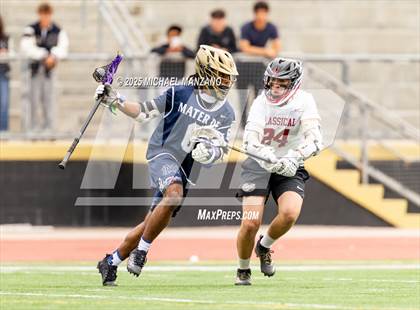 Thumbnail 1 in Mater Dei Catholic vs. Classical Academy (CIF SDS Division III Final) photogallery.