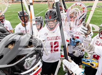 Thumbnail 3 in Mater Dei Catholic vs. Classical Academy (CIF SDS Division III Final) photogallery.