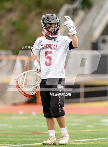 Thumbnail 1 in Mater Dei Catholic vs. Classical Academy (CIF SDS Division III Final) photogallery.