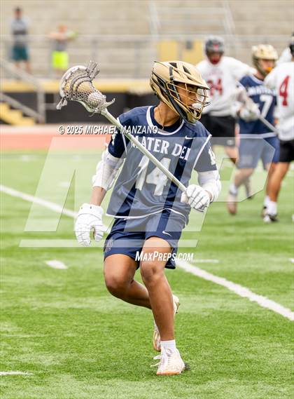 Thumbnail 3 in Mater Dei Catholic vs. Classical Academy (CIF SDS Division III Final) photogallery.