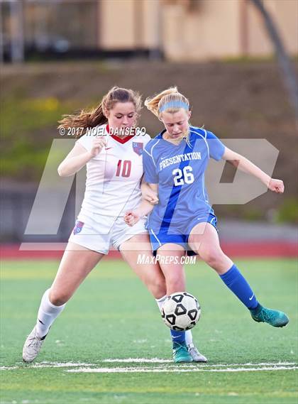 Thumbnail 1 in St. Ignatius vs Presentation (CIF CCS D2 Semifinal) photogallery.