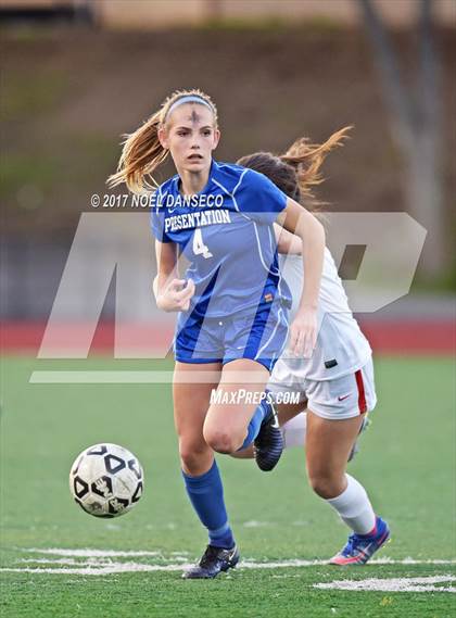 Thumbnail 3 in St. Ignatius vs Presentation (CIF CCS D2 Semifinal) photogallery.