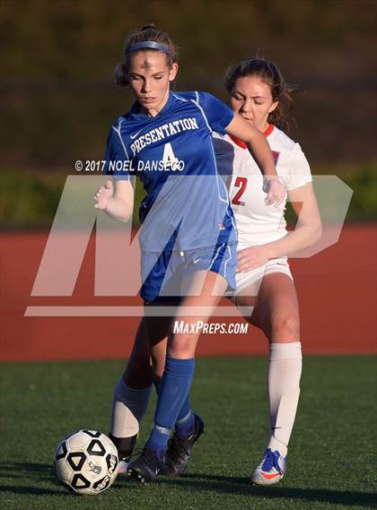 Thumbnail 1 in St. Ignatius vs Presentation (CIF CCS D2 Semifinal) photogallery.
