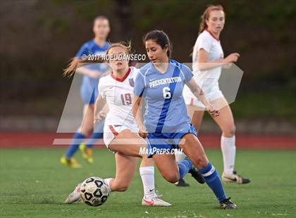 Thumbnail 2 in St. Ignatius vs Presentation (CIF CCS D2 Semifinal) photogallery.
